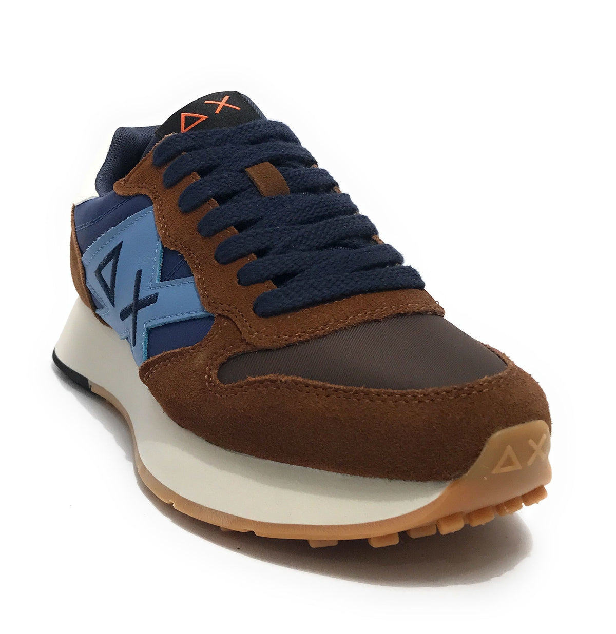 Sneaker uomo Sun68 Jaki bicolor volpe/ blu U26SU08 Z45114