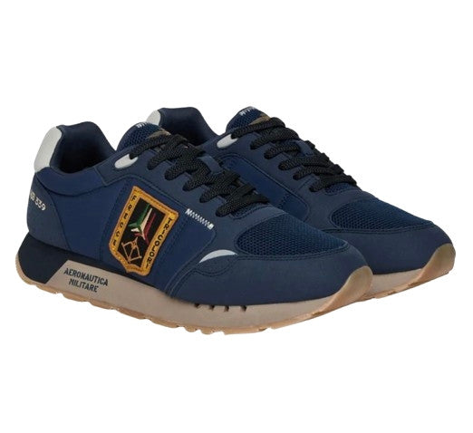 Sneaker Aeronautica Militare Frecce Tricolori blu navy U26AR05 252SC0292UCT03331