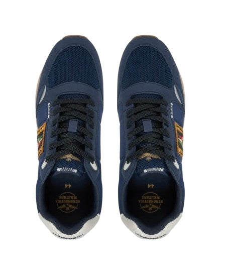 Sneaker Aeronautica Militare Frecce Tricolori blu navy U26AR05 252SC0292UCT03331