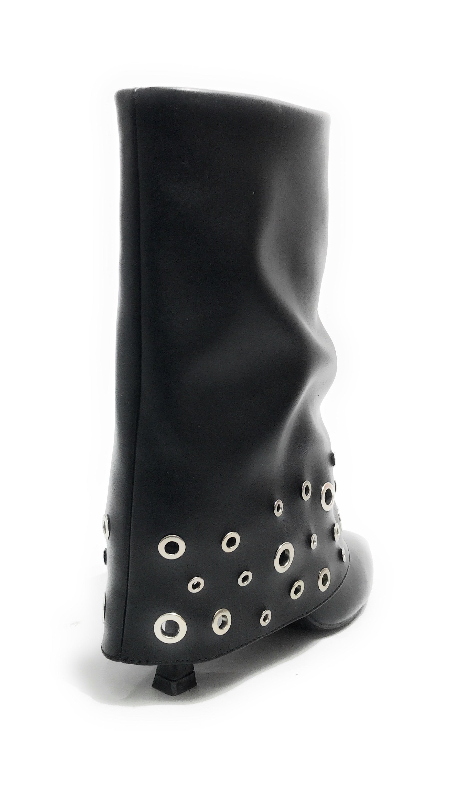 Scarpe donna Gold&gold stivale con gonna in ecopelle nero D26GG22 GV111