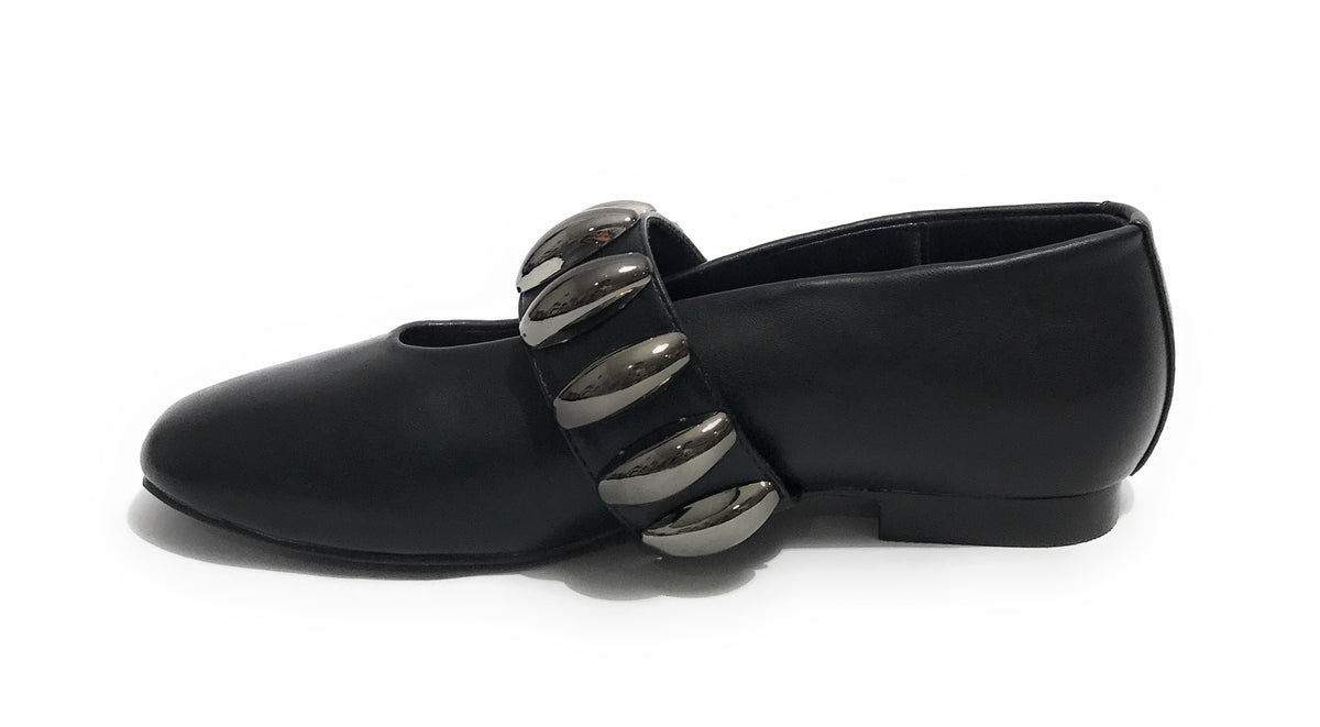 Scarpe donna Gold&gold ballerina nero D26GG24 GP868