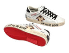 Sneaker uomo Crime London Distressed in pelle white U26CR07 77008AA8.10