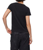 T-shirt donna Liu Jo nero ES26LJ04 TA6056 JS923 W9415