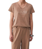 T-shirt donna Liu Jo almond ES26LJ16 TA6206 TA6057 JS923