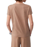 T-shirt donna Liu Jo almond ES26LJ16 TA6206 TA6057 JS923