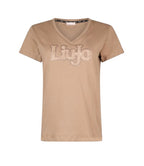 T-shirt donna Liu Jo almond ES26LJ16 TA6206 TA6057 JS923