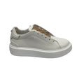 Sneaker Apepazza senza lacci Paris in pelle white/ gold DS22AP10 S2PIMP16