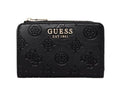 Portafoglio donna Guess Phoebe zip around card case black A26GU18 PD9665156