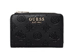 Portafoglio donna Guess Phoebe zip around card case black A26GU18 PD9665156