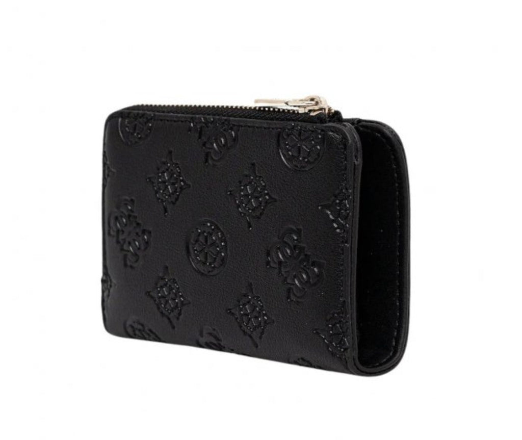 Portafoglio donna Guess Phoebe zip around card case black A26GU18 PD9665156