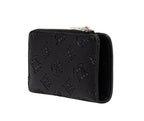 Portafoglio donna Guess Phoebe zip around card case black A26GU18 PD9665156