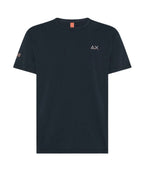 T-shirt uomo Sun68 navy blue ES25SU03 T35140