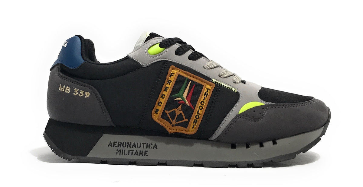 Sneaker Aeronautica Militare black/ gray U26AR01 252SC0292UCT03331