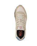 Sneaker running Sun68 Tom Vintage suede/ nylon bianco panna U25SU16 Z44105