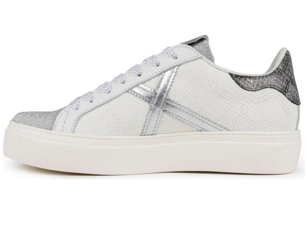 Scarpe donna Munich sneaker Rete Sky 73 pelle/ ecopelle bianco/ silver D25MU13 8085073