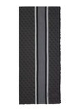 Sciarpa Guess Warsaw 4G coal multilogo CS25GU01 AM9492POL03