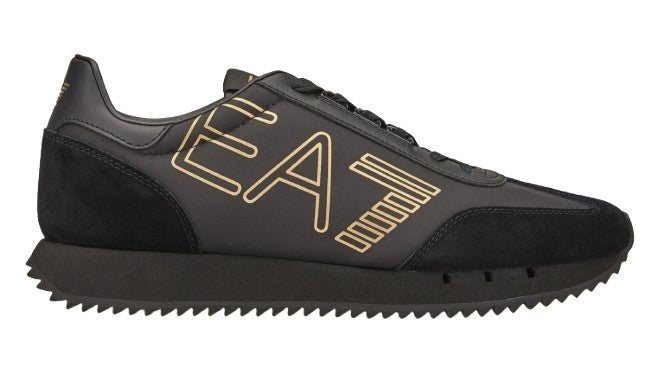 Sneaker EA7 Emporio Armani training nero/gold US25EA05 X8X101