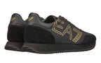 Sneaker EA7 Emporio Armani training nero/gold US25EA05 X8X101
