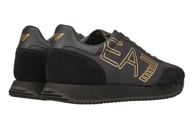 Sneaker EA7 Emporio Armani training nero/gold US25EA05 X8X101