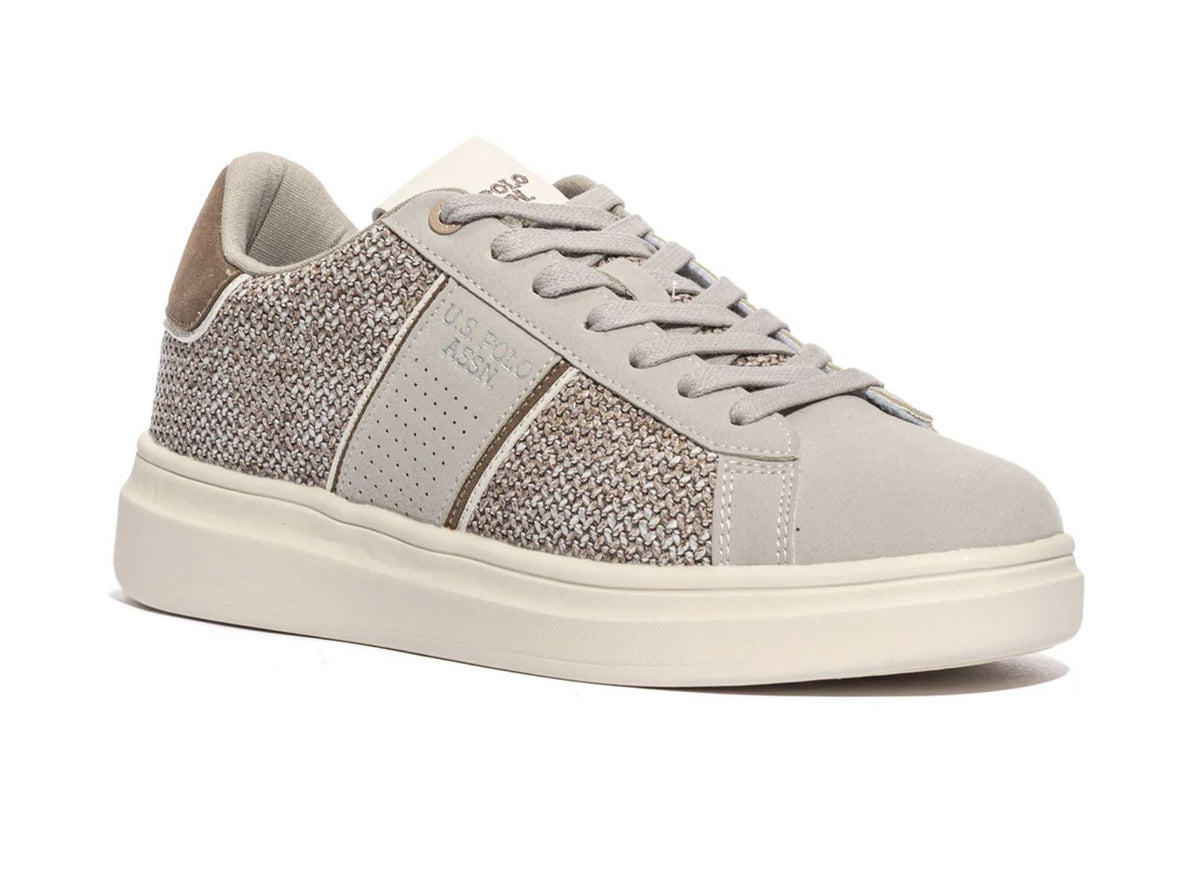 Sneaker U.S. POLO Caius001 beige uomo US25UP21