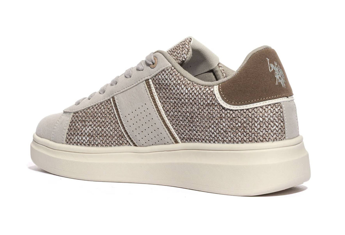 Sneaker U.S. POLO Caius001 beige uomo US25UP21