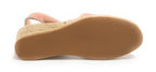 Sandalo minorchina Ska Shoes fondo corda Creta tc 40 laminato rosa DS22SK22