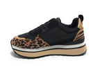 Scarpe donna sneaker Gold&gold ecopelle leopardato D23GG34 GB519