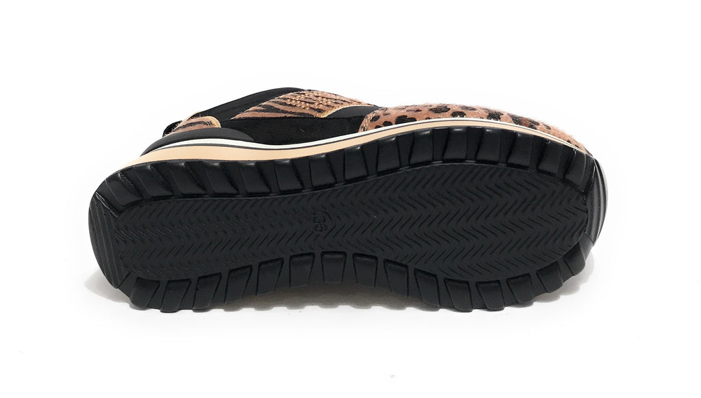 Scarpe donna sneaker Gold&gold ecopelle leopardato D23GG34 GB519