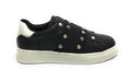 Scarpe donna sneaker/ slipon Gold&gold senza lacci ecopelle nero D23GG29 GB555