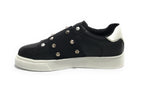 Scarpe donna sneaker/ slipon Gold&gold senza lacci ecopelle nero D23GG29 GB555