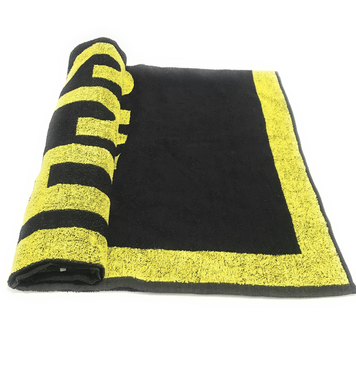 Telo mare Moschino con logo nero cotone C23MO26 A7401 5947