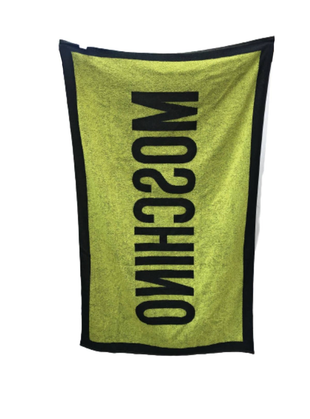 Telo mare Moschino con logo nero cotone C23MO26 A7401 5947