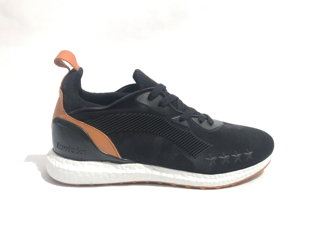 SNEAKER RUNNING INVICTA  PELLE/ TESSUTO  ARMY BLACK UOMO U19IN02