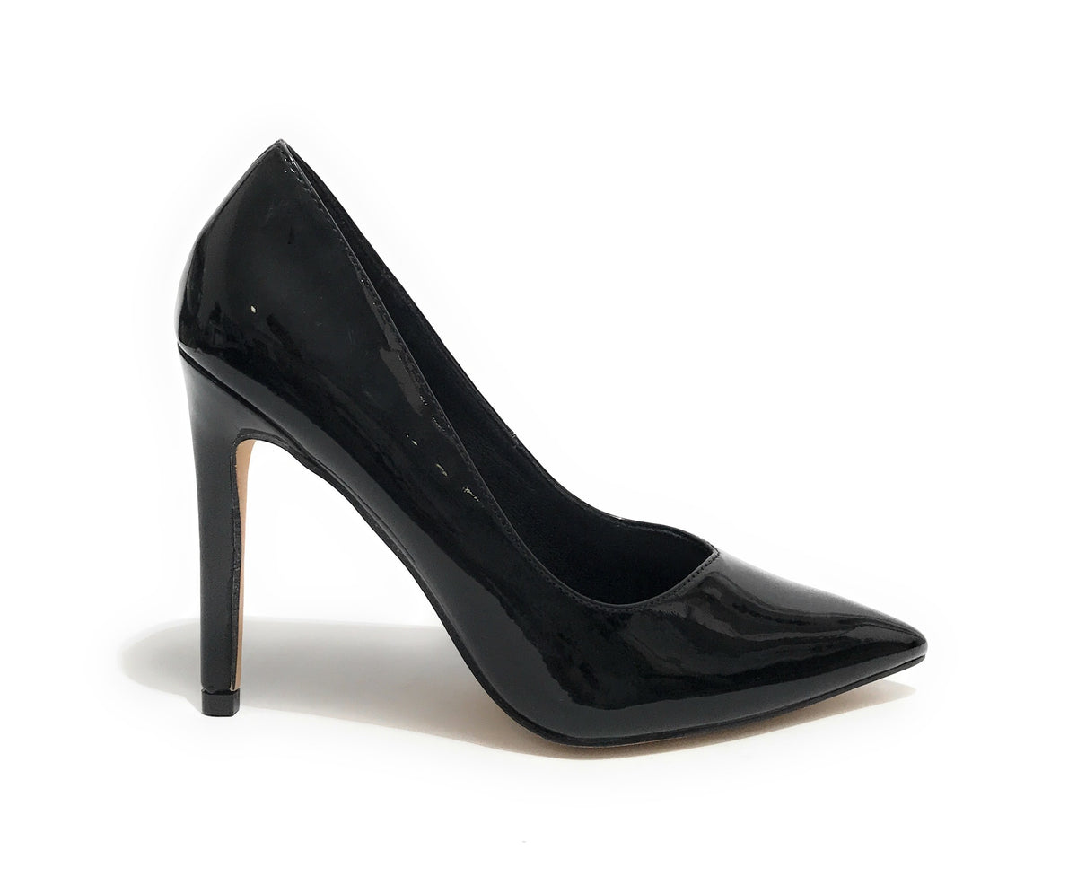 Scarpe donna décolleté Gold&gold tc 100 ecopelle nero vernice D23GG21 GD693