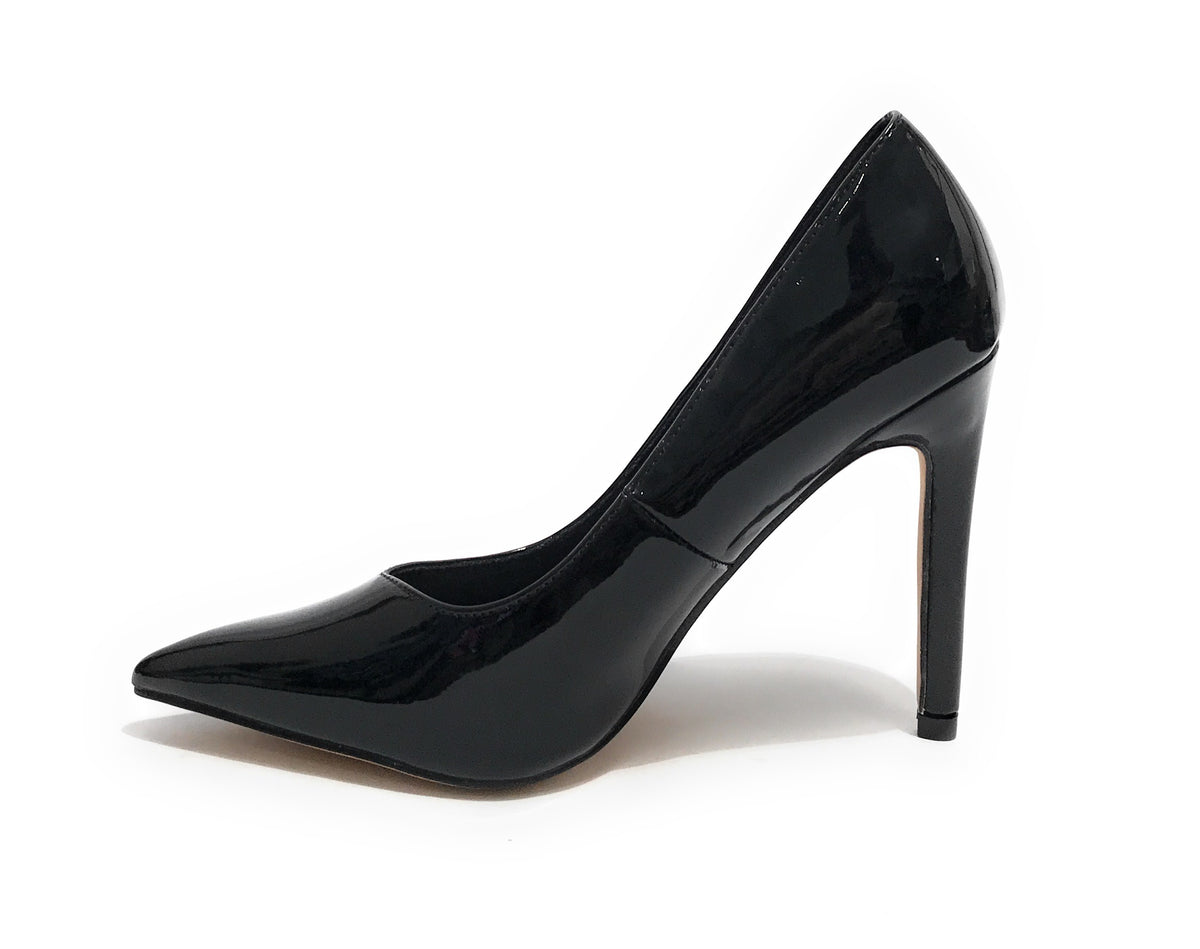 Scarpe donna décolleté Gold&gold tc 100 ecopelle nero vernice D23GG21 GD693