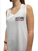 Top donna Moschino  canotta bianco ES21MO27 A4003 9021