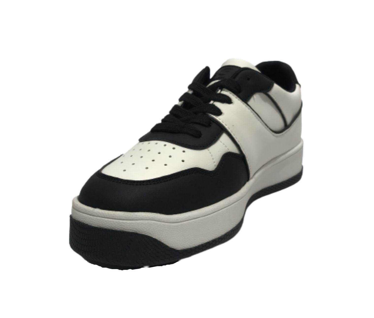 Scarpe donna sneaker Gold&gold ecopelle bianco/ nero D23GG07 GB511