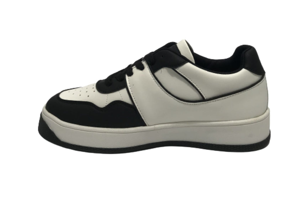 Scarpe donna sneaker Gold&gold ecopelle bianco/ nero D23GG07 GB511