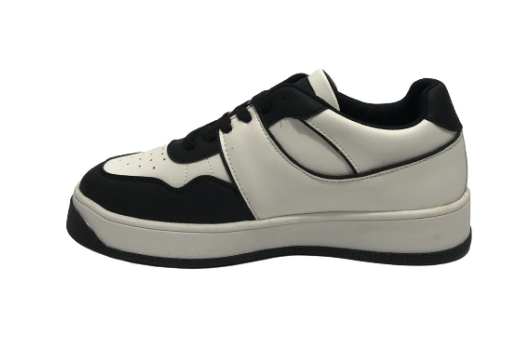 Scarpe donna sneaker Gold&gold ecopelle bianco/ nero D23GG07 GB511