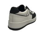 Scarpe donna sneaker Gold&gold ecopelle bianco/ nero D23GG07 GB511