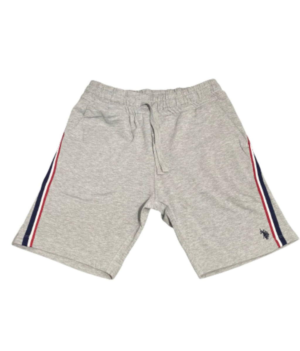 Short uomo U.S. POLO in cotone grigio ES21UP16 60102 52088