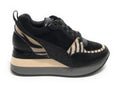 Scarpe donna sneaker Gold&gold ecopelle nero D23GG16 GB576