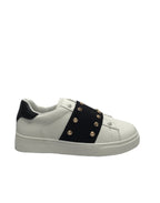 Scarpe donna sneaker/ slipon Gold&gold senza lacci ecopelle bianco D23GG30 GB555