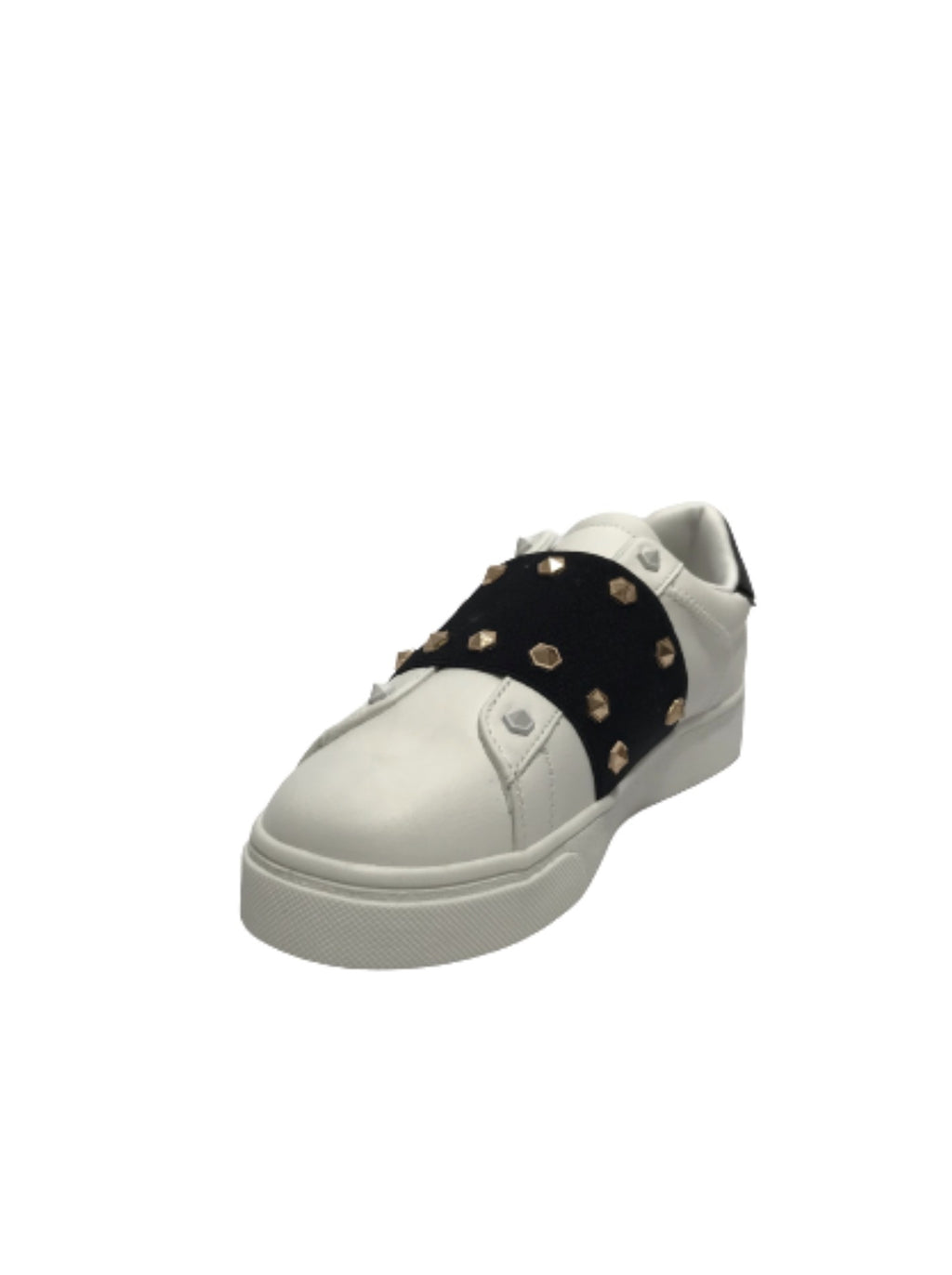 Scarpe donna sneaker/ slipon Gold&gold senza lacci ecopelle bianco D23GG30 GB555