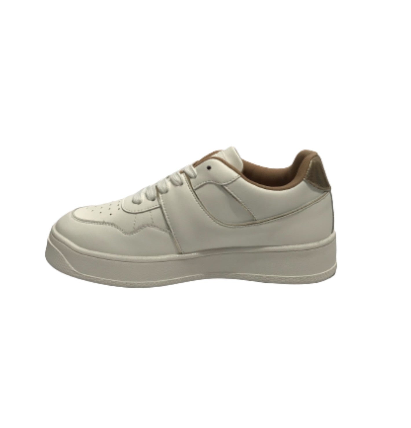 Scarpe donna sneaker Gold&gold ecopelle bianco D23GG10 GB511