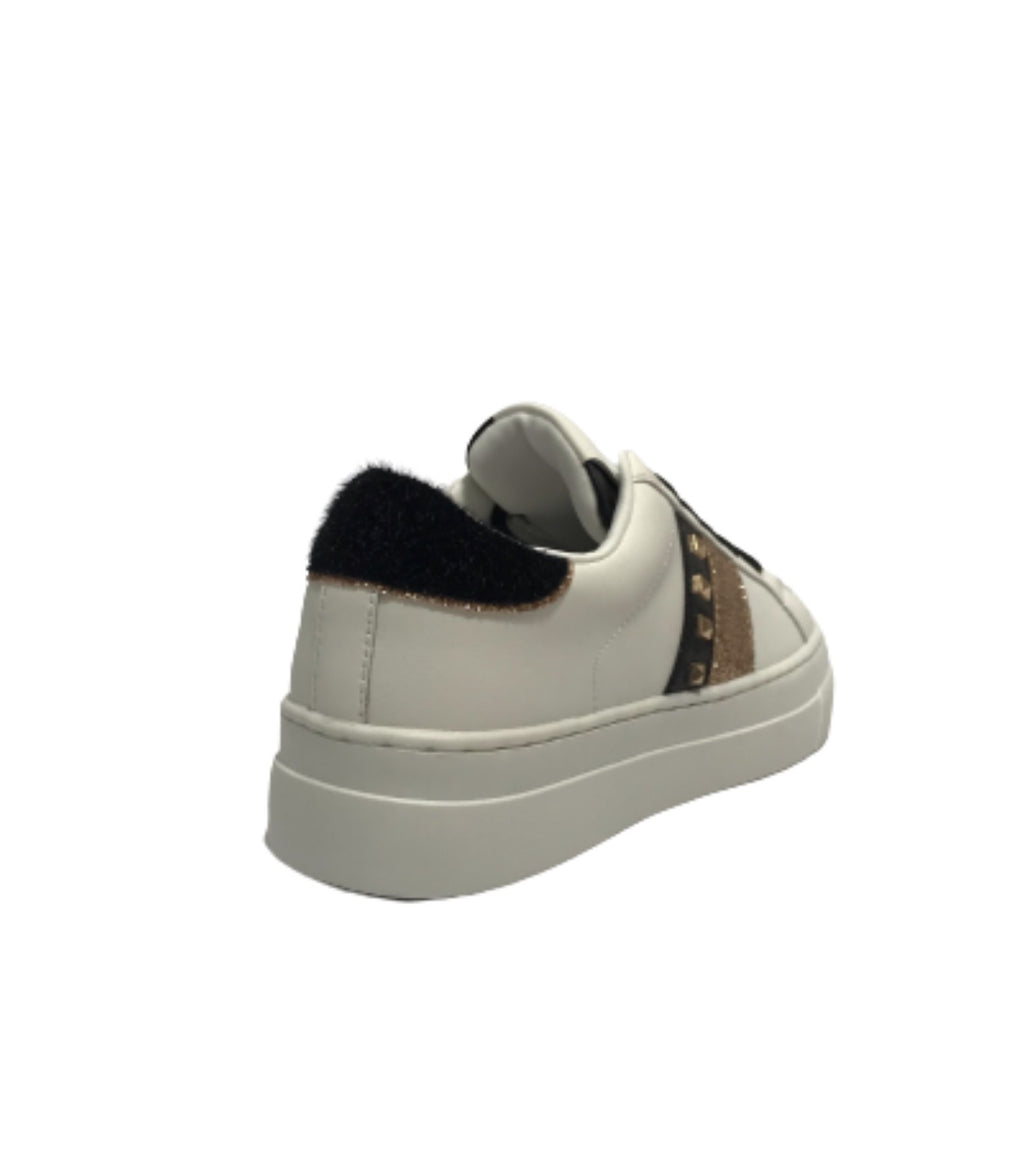 Scarpe donna sneaker Gold&gold ecopelle bianco D23GG08 GB551