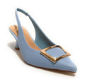 Scarpe donna Gold&gold decollete tallone aperto tc 65 celeste DS23GG11 GD736