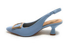 Scarpe donna Gold&gold decollete tallone aperto tc 65 celeste DS23GG11 GD736