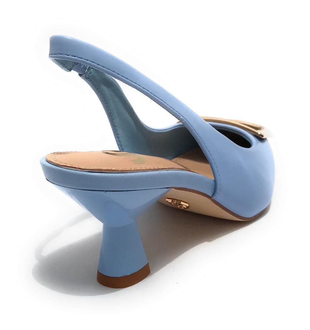 Scarpe donna Gold&gold decollete tallone aperto tc 65 celeste DS23GG11 GD736