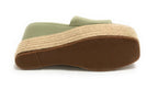 Scarpe donna Gold&gold sandalo con zeppa ecopelle verde DS23GG19 GD689